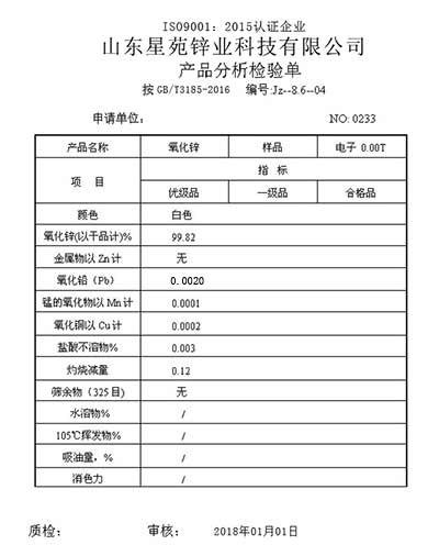 检验报告